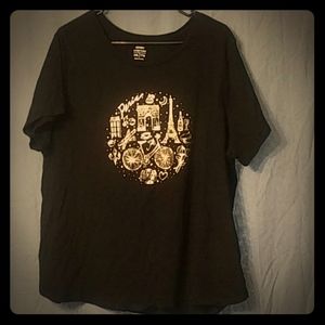 Black Paris tshirt
